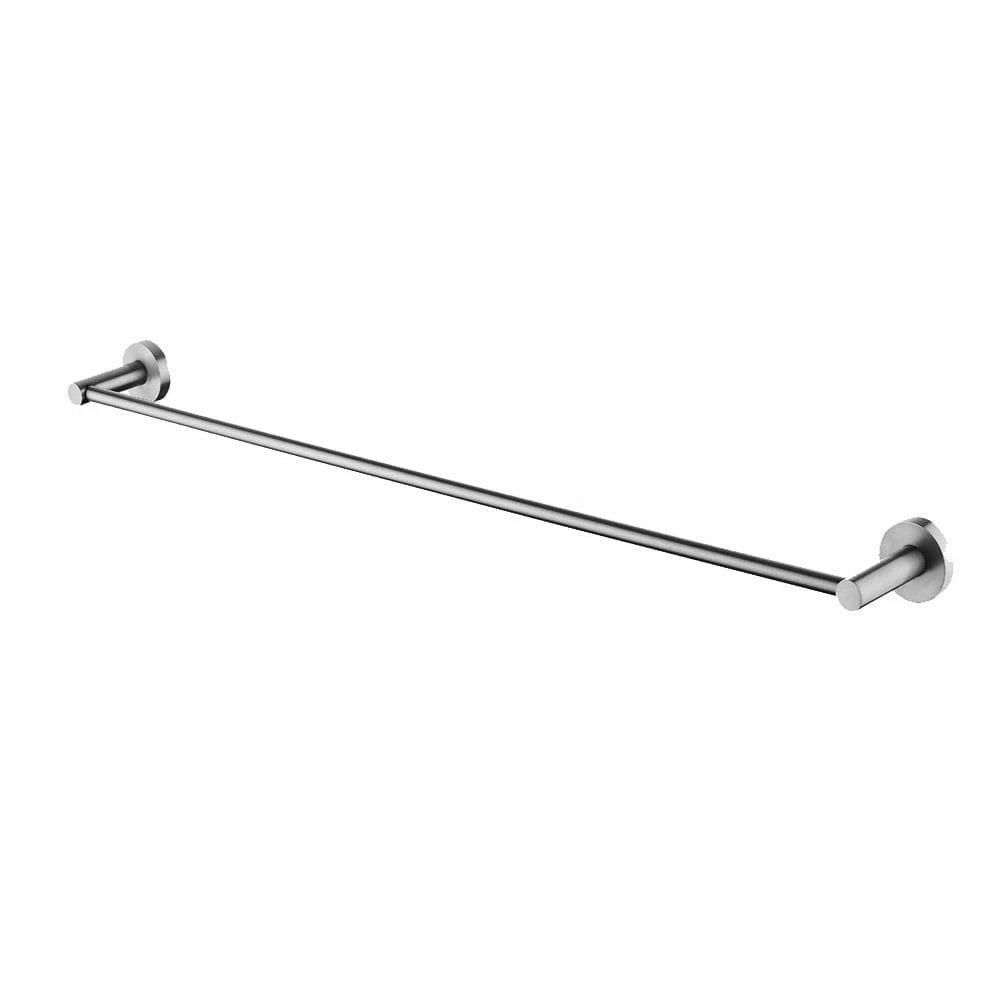 LUCID PIN Series Single Towel Rack Rail Brushed Nickel 800mm