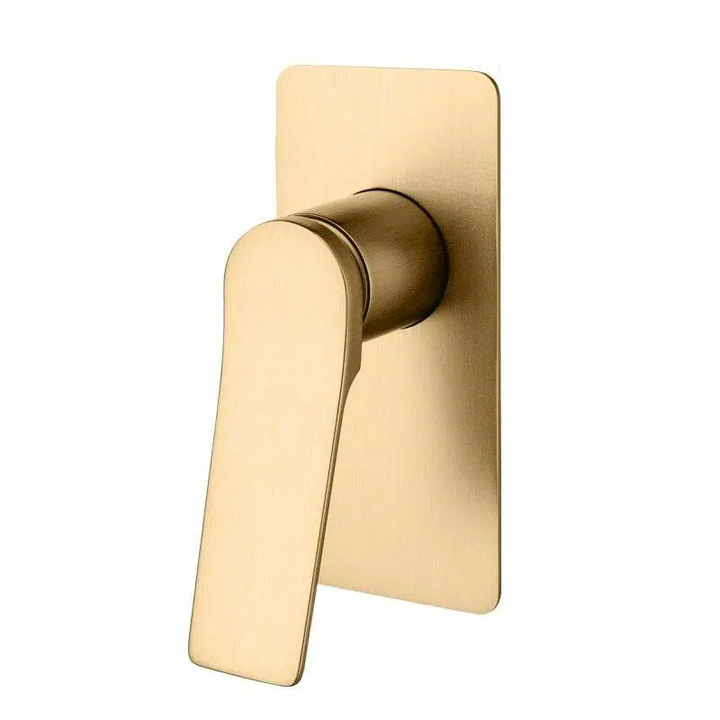 RUSHY Series Square Wall Mixer (color up) Brushed Brass