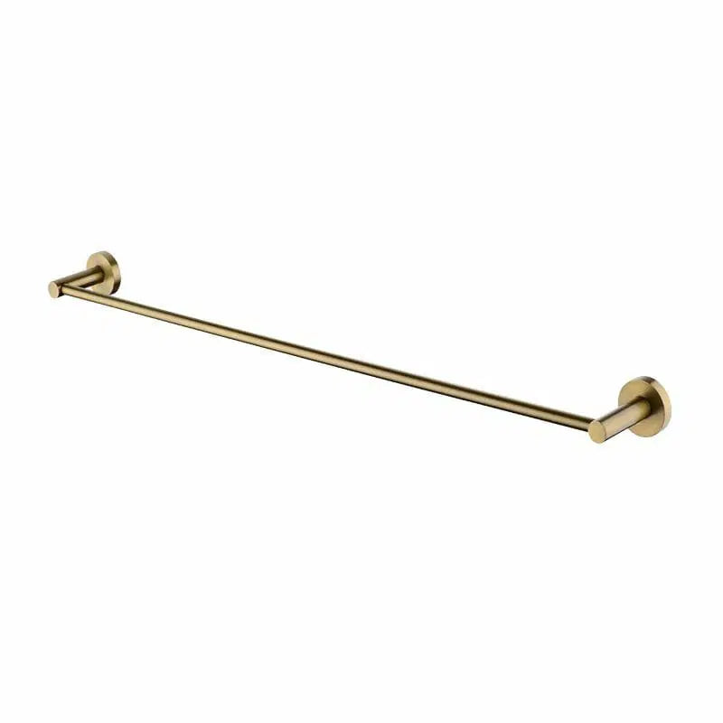 LUCID PIN Series Single Towel Rack Rail Brushed Brass 800mm