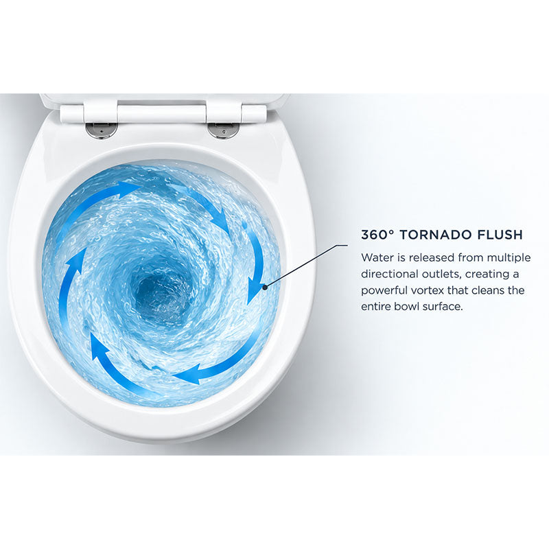 Cube Back to Wall Toilet 635x355x860mm
