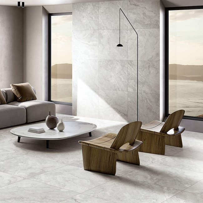 Baroque Light Grey 60X60 SurfaceTec