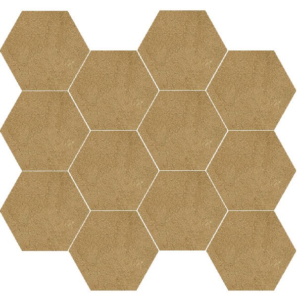 Bloom Khaki Hexagon Mosaic 26.5x30.5 Matt