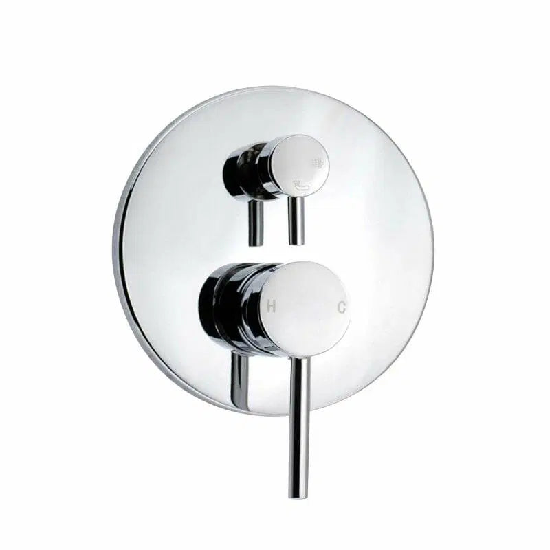 LUCID Round Shower/Bath Mixer Diverter (color up) Chrome