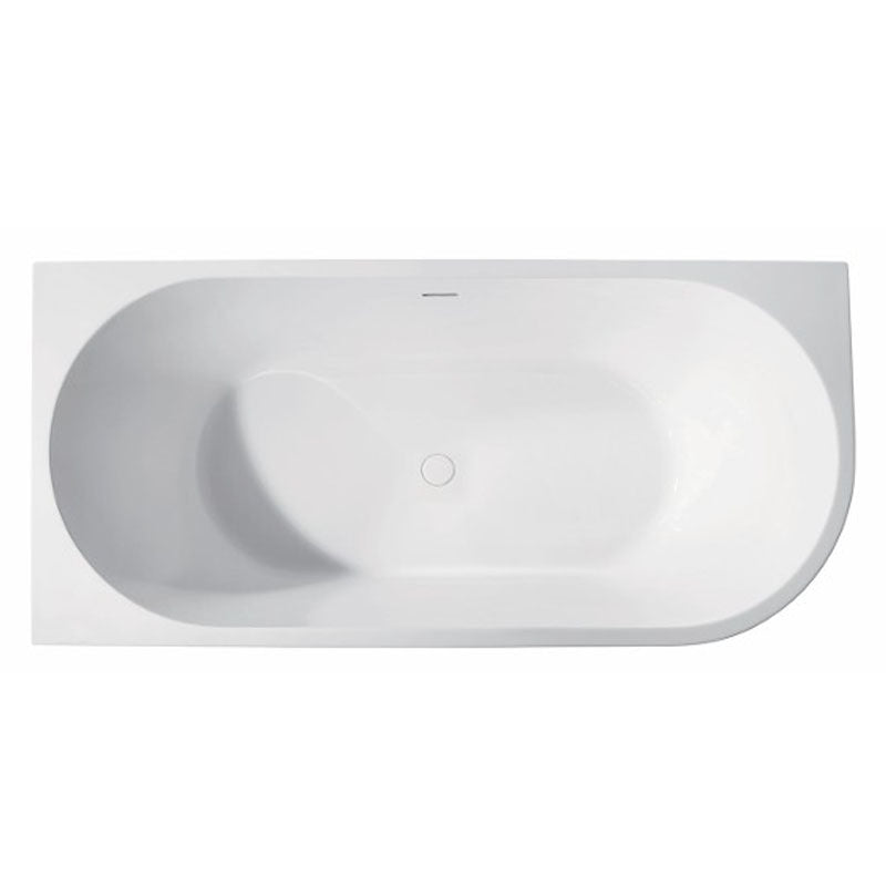 Harper Freestanding Bathtub Back To Corner (L/R) O/F 1500x750x580mm