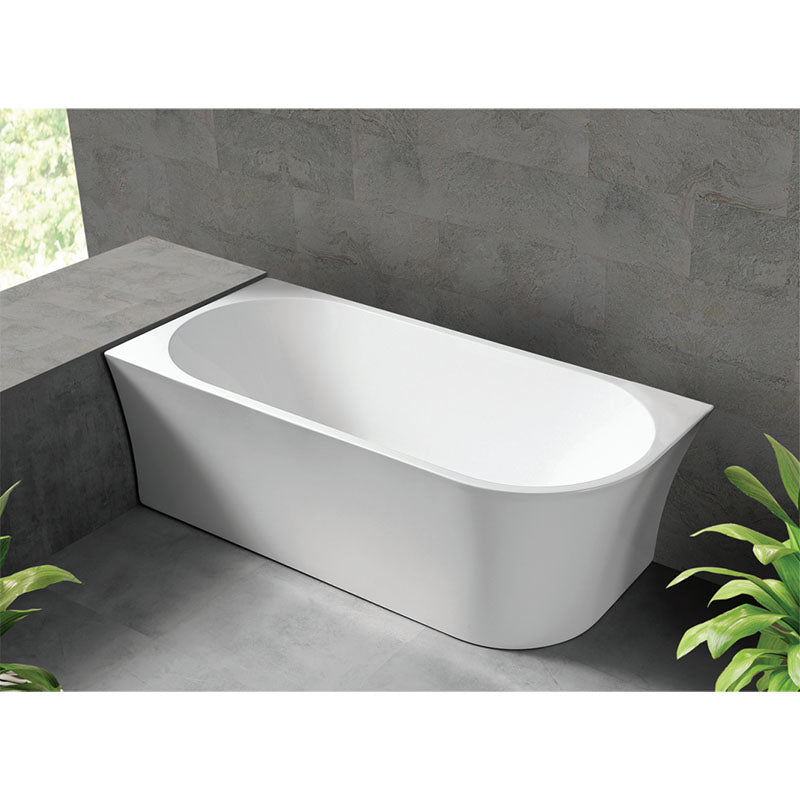 Harper Freestanding Bathtub Back To Corner (L/R) O/F 1500x750x580mm