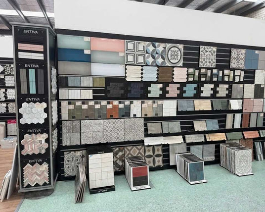 joshua tiles melbourne showroom mosiac display