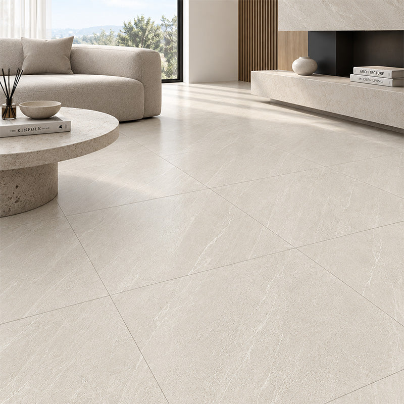 Lodge Stone Ivory Matt 600x600