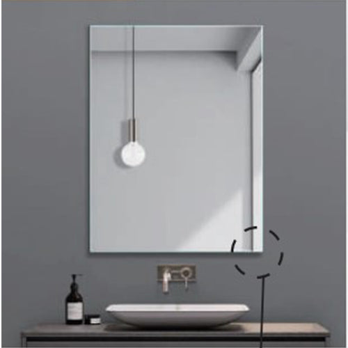 Rectangle Polished Flat Edge Mirror 5mm Glass Thickness 750x900mm