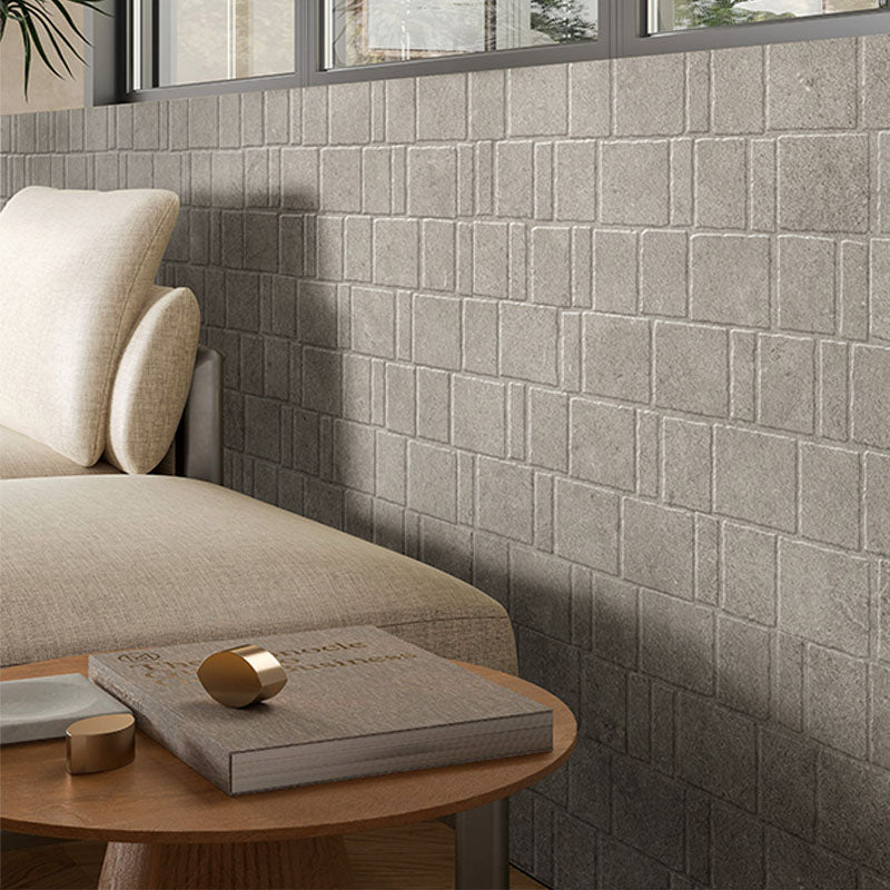 Misto Stone Grey Matt Tumbled Mosaic 296x396