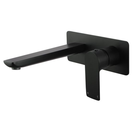 VOG Series Bathtub/Basin Wall Mixer With Spout (color up) Black