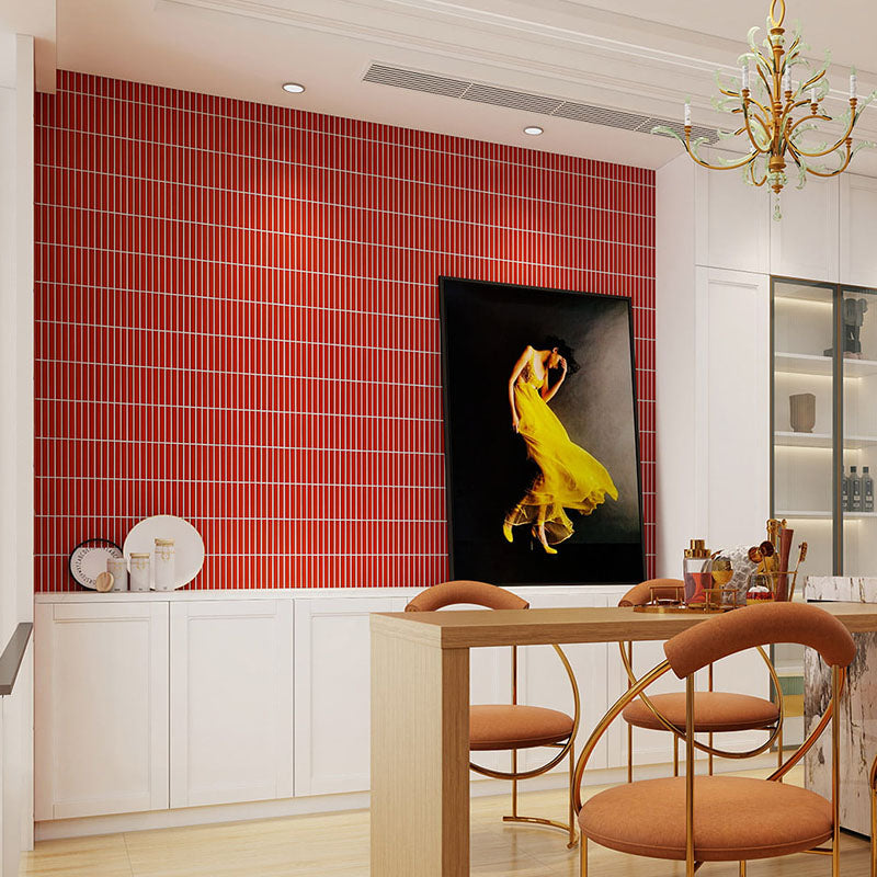 FINGER SPECKLE MOSAIC TERRACOTTA GLOSS 20X145