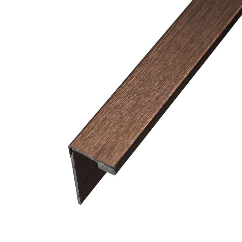Aluminium Angle - Brushed Copper 11mm x 3m