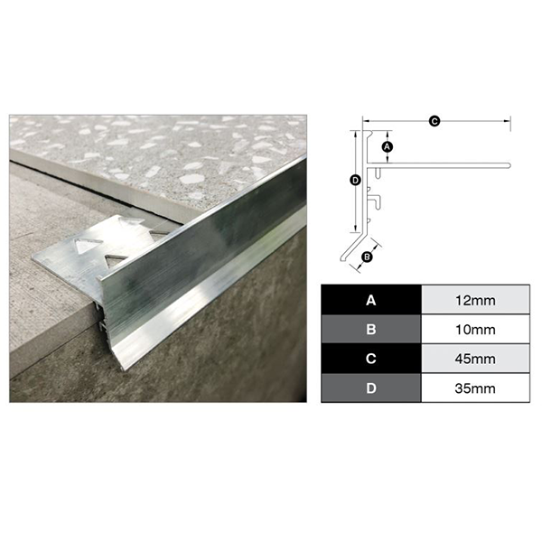 Balcony Trim Mill finish 12mm x 3m