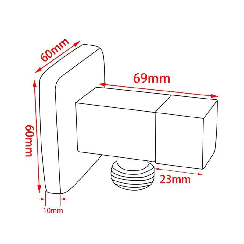 Cavallo Chrome G 3/4" Washing Machine Taps SET