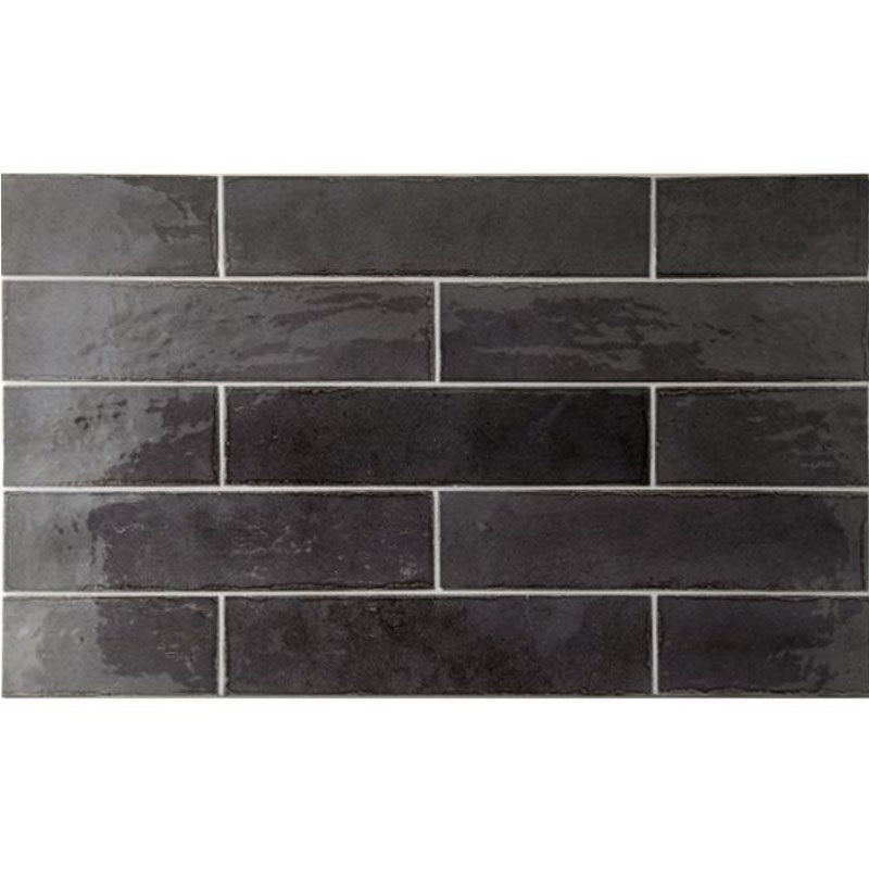 Tribeca Basalt Gloss Subway 60x246mm