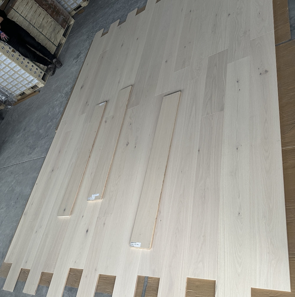 NoblePlank Engineering Oak Flooring White Oiled 1900*190*14/3