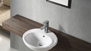 Semi-Recessed Basin