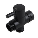 Brass Bidet Spray's Diverter Black