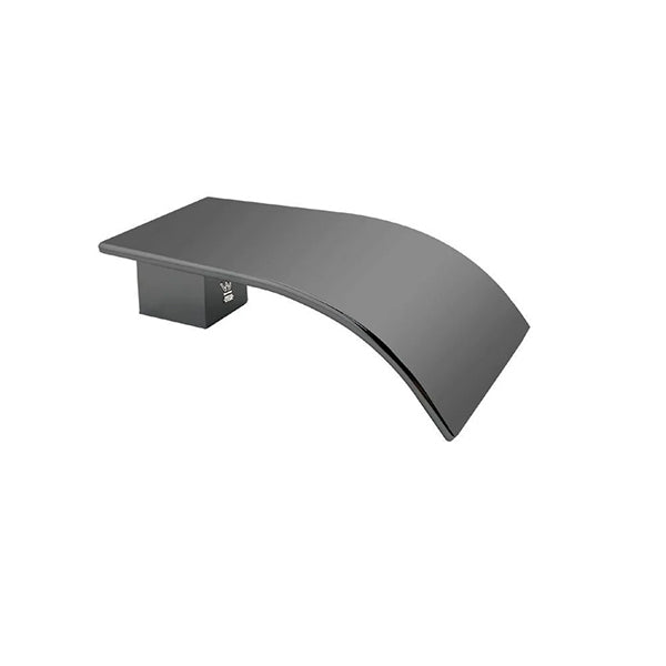 Cascade Waterfall Bathtub/Basin Wall Spout Gun Metal Grey