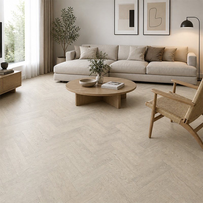 Herringbone Collection Shell 600x125x14/3mm T&G Left-Right