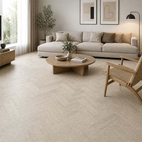 Herringbone Collection Shell 600x125x14/3mm T&G Left-Right
