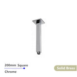 Square Ceiling Shower Arm Chrome 200mm