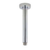Round Ceiling Shower Arm Brush Nickel 200mm