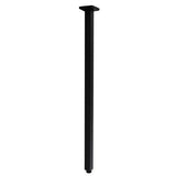 Square Ceiling Shower Arm Black 600mm