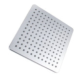 Square ABS Rainfall Shower Head Chrome 200mm