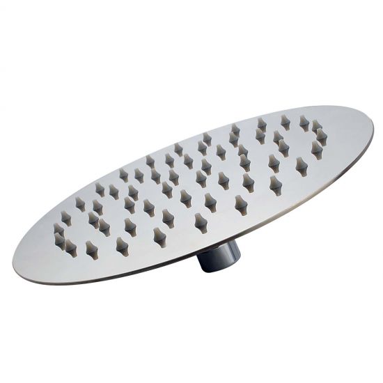 Super-slim Round Rainfall Shower Head Chrome 200mm