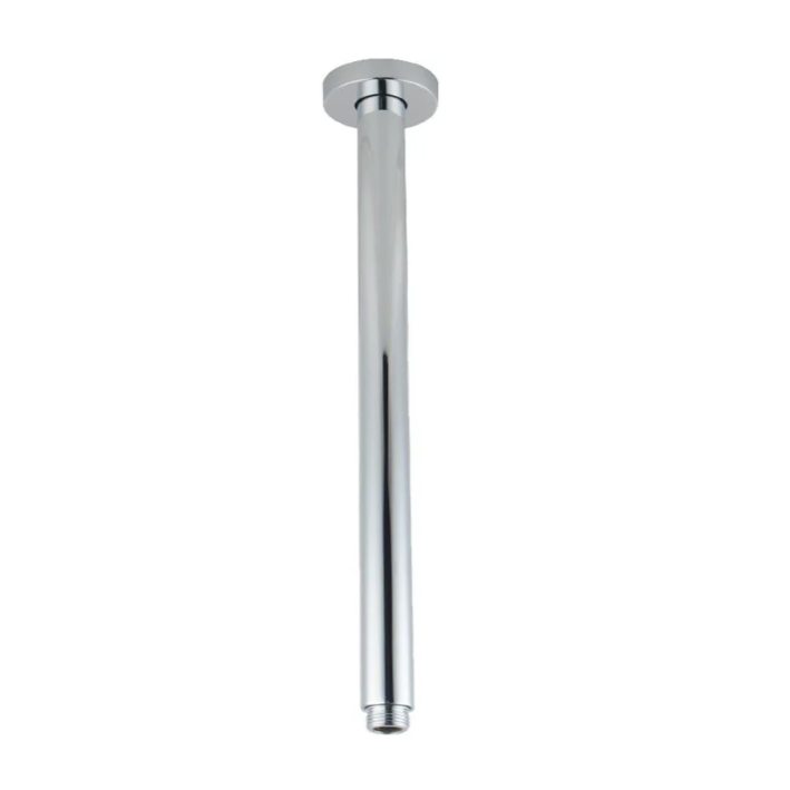 Round Ceiling Shower Arm Brushed Nickel 400mm