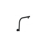 Round Swivel Wall Mounted Shower Arm Black