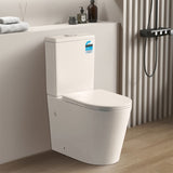 Back/Left and Right Bottom Inlet Cistern Rimless Tornado Flush Toilet
