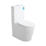 Back/Left and Right Bottom Inlet Cistern Rimless Tornado Flush Toilet