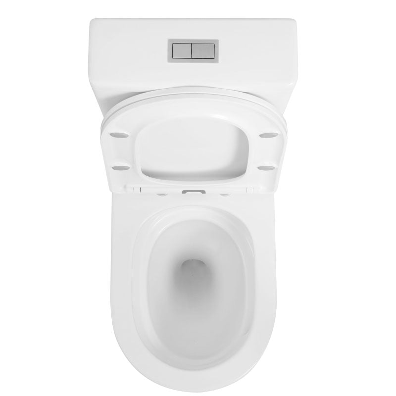 Back/Left and Right Bottom Inlet Cistern Rimless Tornado Flush Toilet