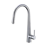 Round Pull Out Kitchen Sink Mixer Chrome
