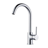 Round Standard Kitchen Sink Mixer Tap Chrome
