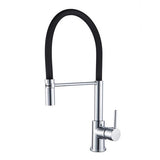 Round Kitchen Sink Mixer Tap Chrome