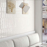 LODGE SUBWAY GLOSS WHITE WAVY 75X300