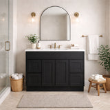 Vintage Series Matt Black Overall 1180x455x855mm CABINET ONLY
