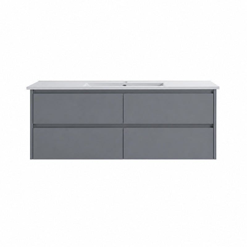 Moddra(Hung) Series Matt Grey Overall 1180x455x540mm CABINET ONLY