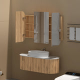 Carysil Grand Shaving Cabinet Walnut 1200x800mm