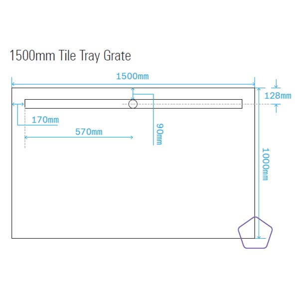 Tile Tray 1500 x 1000 x 60mm