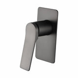 RUSHY Series Square Gun Metal Wall Mixer(color up)