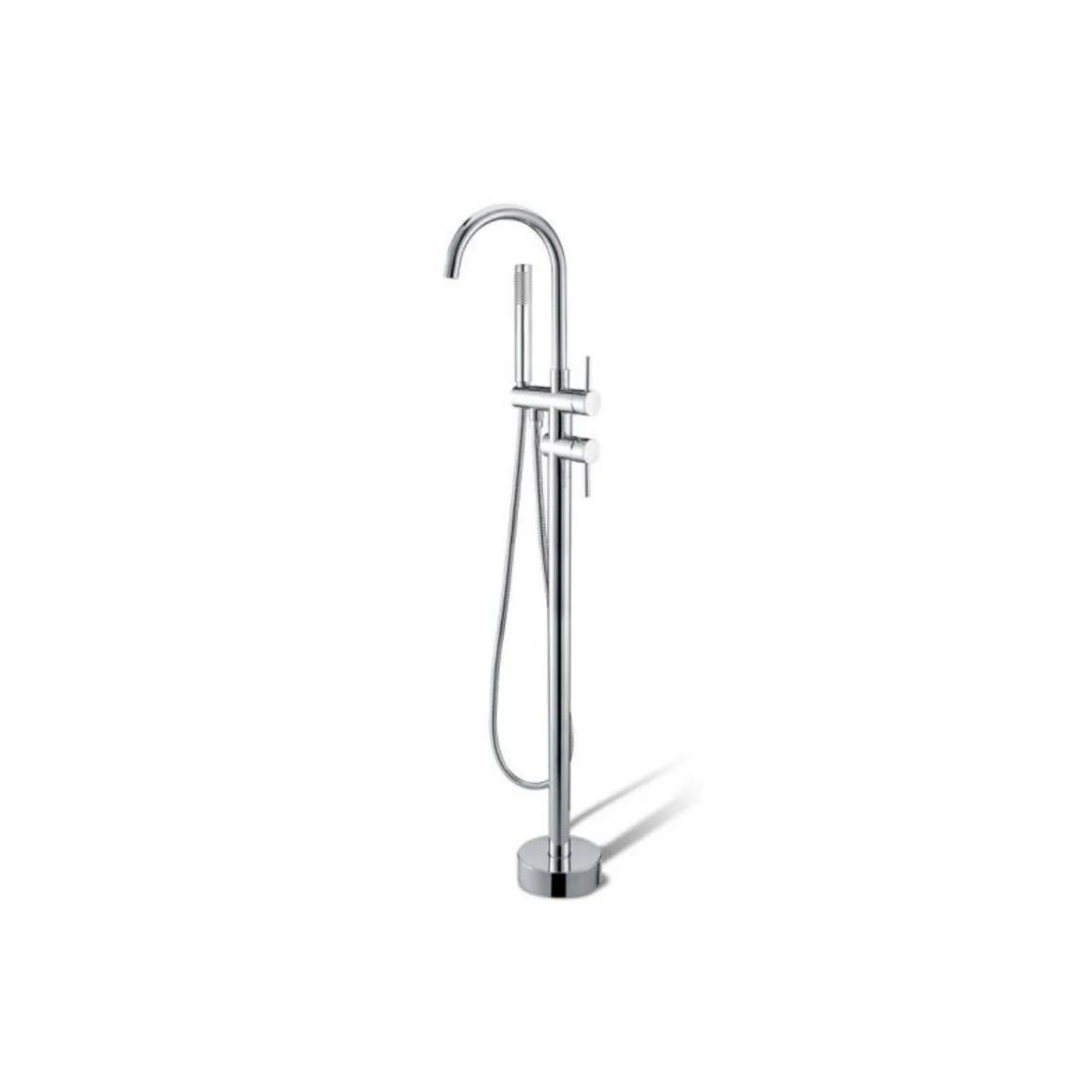 Pentro Chrome Free Standing Spout & Shower