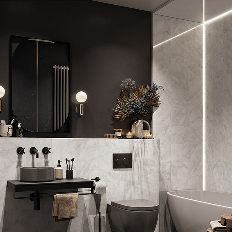 Amici Black Matt P3 200x200mm