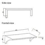 MOBI CARE Stainless Steel Shelf in Chrome
