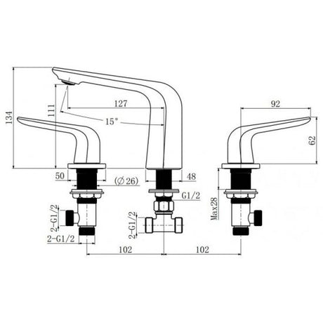 Esperia Chrome Mixer Tap