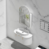Carysil Imperial Arch Shaving Cabinet Matte White 600x900mm
