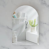 Carysil Imperial Arch Shaving Cabinet Matte White 600x900mm